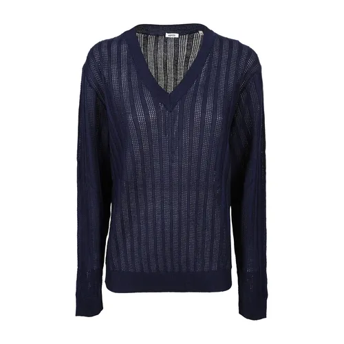 Knitwear > V-neck Knitwear - - Aspesi - Modalova