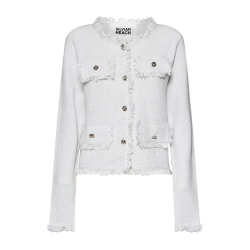 Jackets > Tweed Jackets - - Silvian Heach - Modalova
