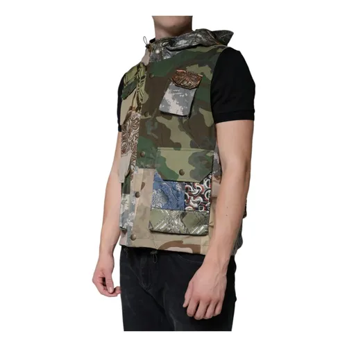 Jackets > Vests - - Dolce & Gabbana - Modalova