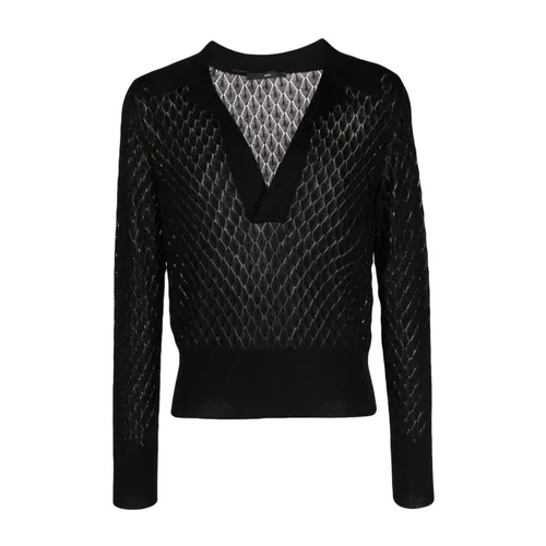 Knitwear > V-neck Knitwear - - Sapio - Modalova