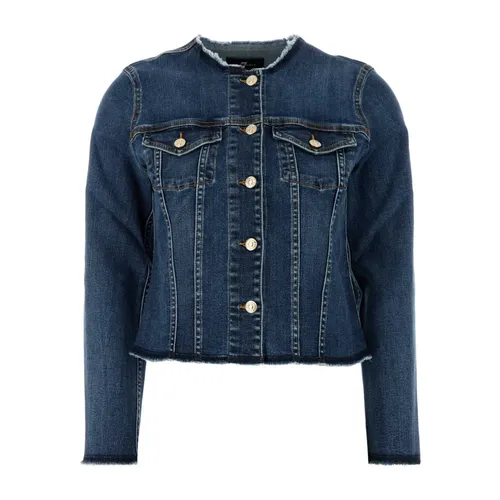 Jackets > Denim Jackets - - 7 For All Mankind - Modalova
