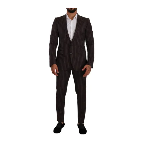 Suits > Suit Sets > Single Breasted Suits - - Dolce & Gabbana - Modalova