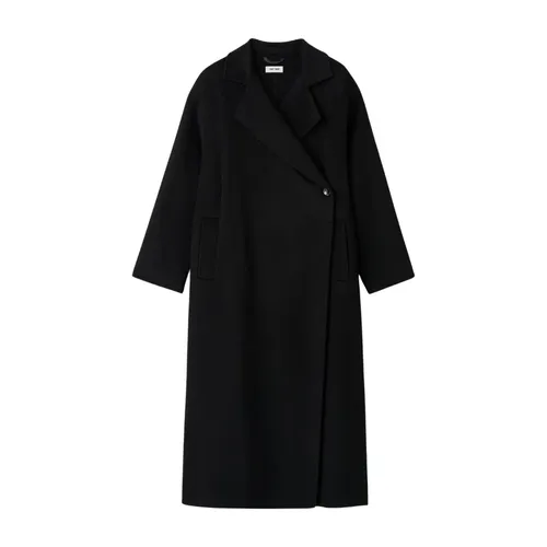 Coats > Single-Breasted Coats - - Soft Goat - Modalova