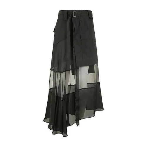 Skirts > Midi Skirts - - Sacai - Modalova