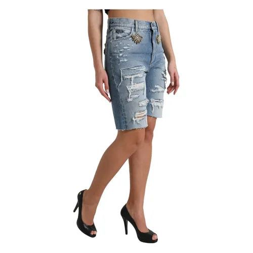 Shorts > Denim Shorts - - Dolce & Gabbana - Modalova