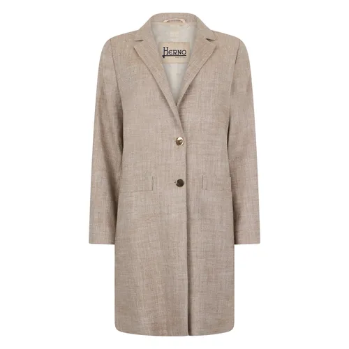 Coats > Single-Breasted Coats - - Herno - Modalova