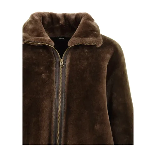 Jackets > Faux Fur & Shearling Jackets - - Aspesi - Modalova