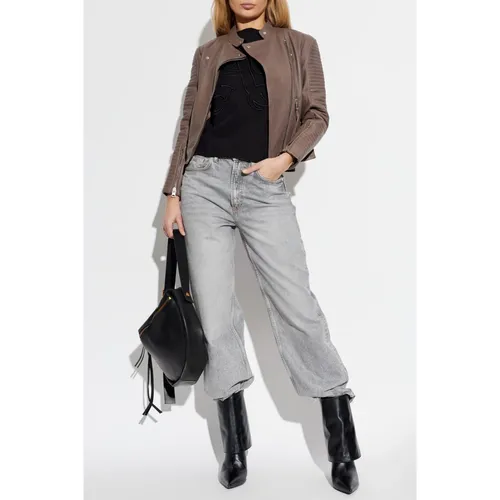 Jackets > Leather Jackets - - AllSaints - Modalova