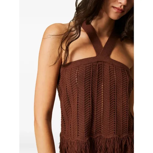 Tops > Sleeveless Tops - - Twinset - Modalova