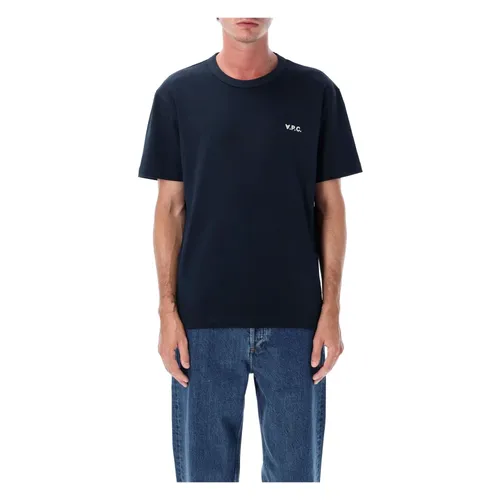 A.p.c. - Tops > T-Shirts - Blue - A.p.c. - Modalova