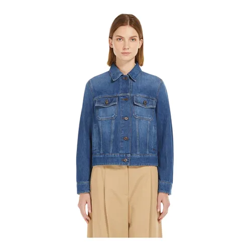 Jackets > Denim Jackets - - Max Mara - Modalova