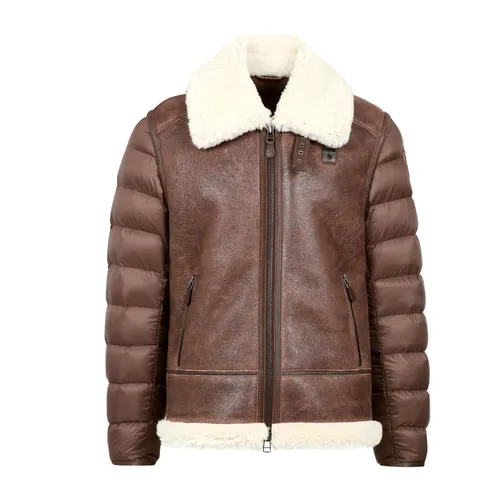 Jackets > Leather Jackets - - Blauer - Modalova