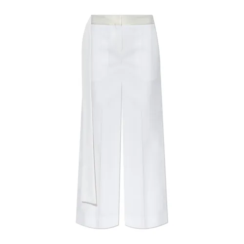 Trousers > Wide Trousers - - Victoria Beckham - Modalova
