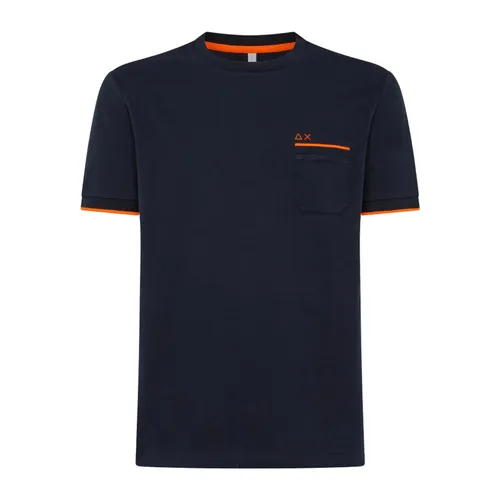 Sun68 - Tops > T-Shirts - Blue - Sun68 - Modalova
