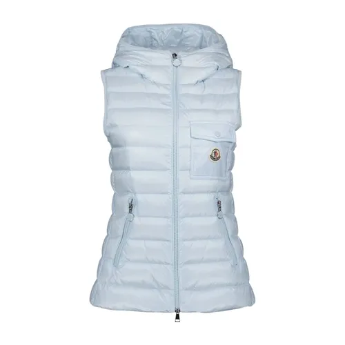 Moncler - Jackets > Vests - Blue - Moncler - Modalova