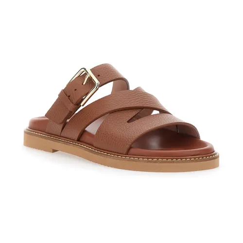 Shoes > Flip Flops & Sliders > Sliders - - Pollini - Modalova