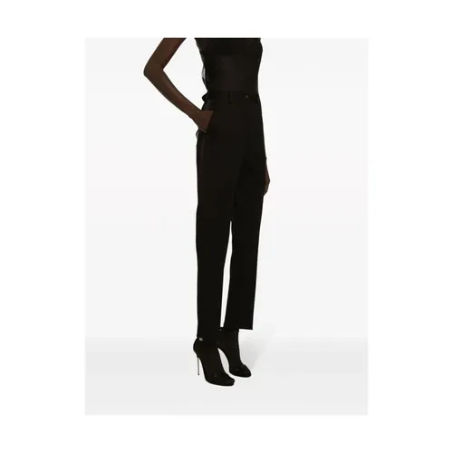 Trousers > Straight Trousers - - Dolce & Gabbana - Modalova