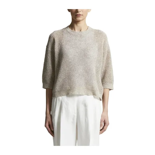 Knitwear > Round-neck Knitwear - - Peserico - Modalova