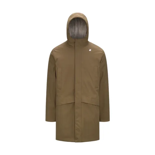 K-Way - Coats > Parkas - Brown - K-Way - Modalova