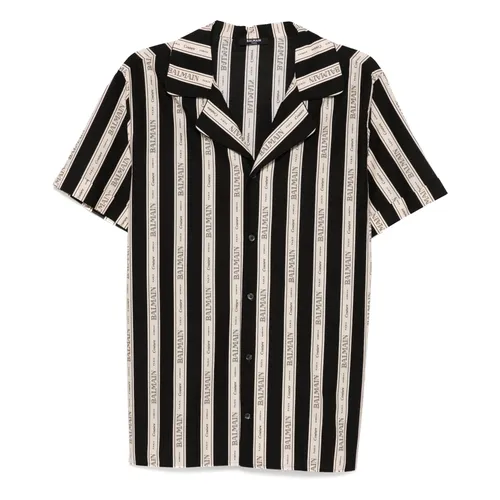 Shirts > Short Sleeve Shirts - - Balmain - Modalova