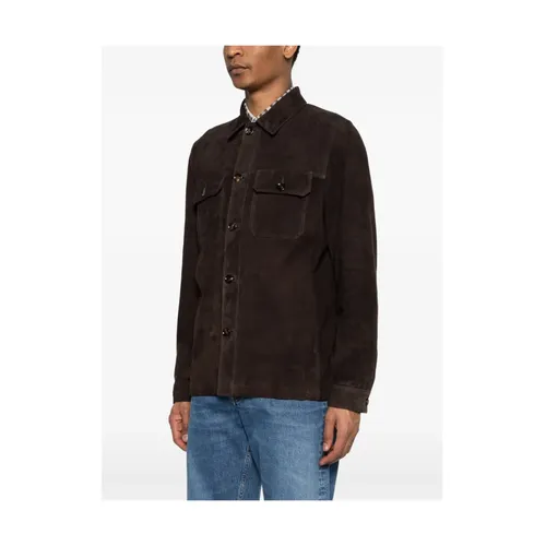 Jackets > Leather Jackets - - Moorer - Modalova