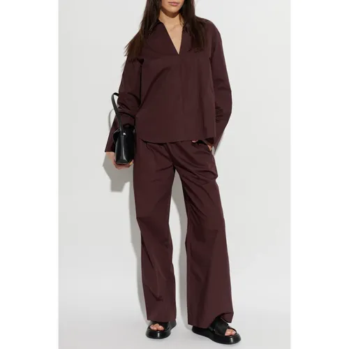 Trousers > Wide Trousers - - Samsøe Samsøe - Modalova