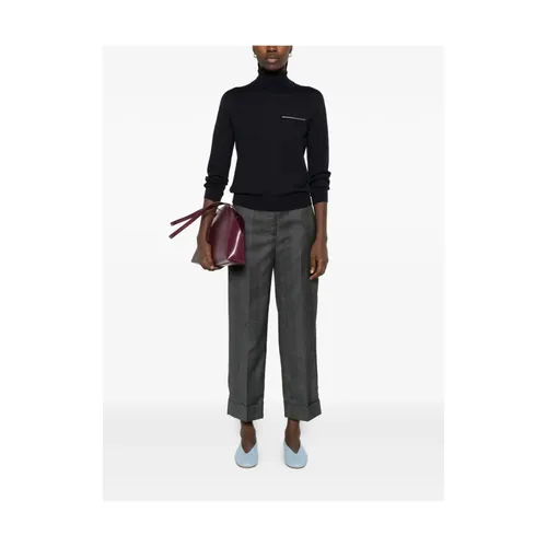 Trousers > Cropped Trousers - - Peserico - Modalova