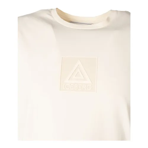 Iceberg - Tops > T-Shirts - Beige - Iceberg - Modalova