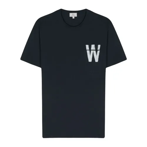 Woolrich - Tops > T-Shirts - Blue - Woolrich - Modalova