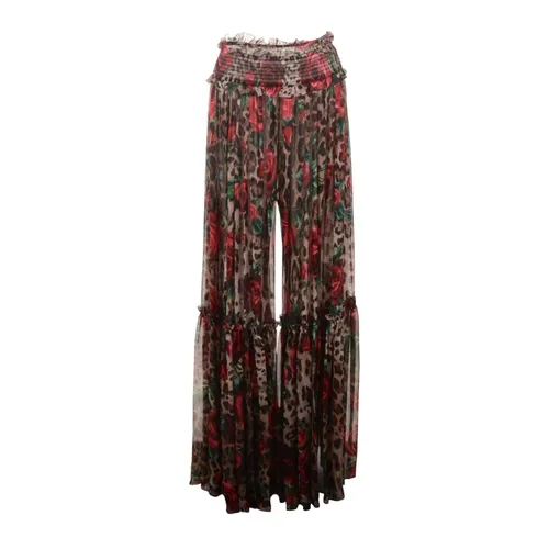Trousers > Wide Trousers - - Dolce & Gabbana - Modalova