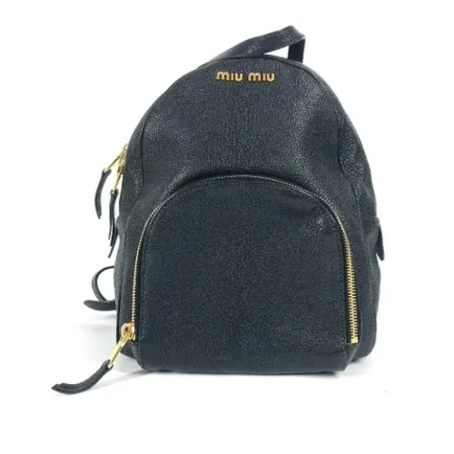 Pre-owned > Pre-owned Bags > Pre-owned Backpacks - - Miu Miu Pre-owned - Modalova