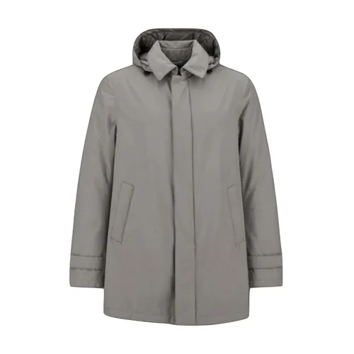 Herno - Coats > Parkas - Gray - Herno - Modalova