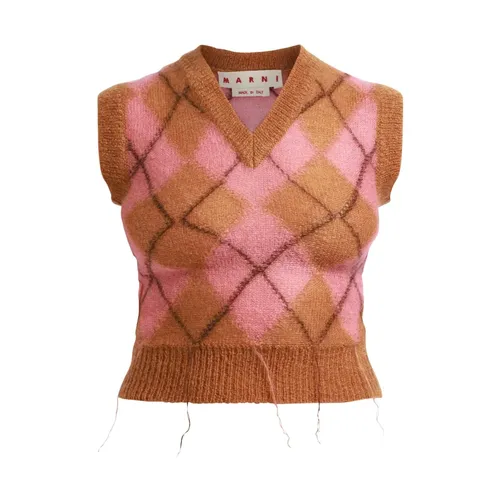 Knitwear > V-neck Knitwear - - Marni - Modalova