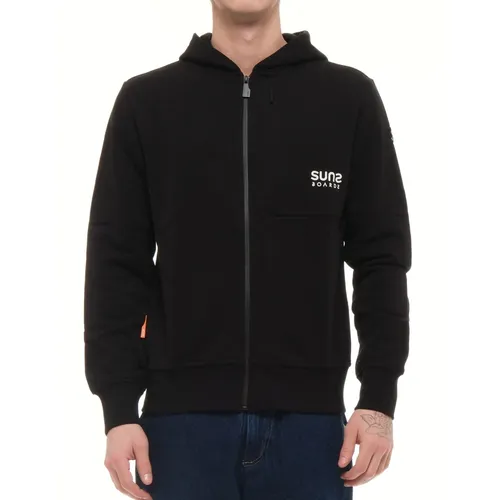 Sweatshirts & Hoodies > Zip-throughs - - Suns - Modalova