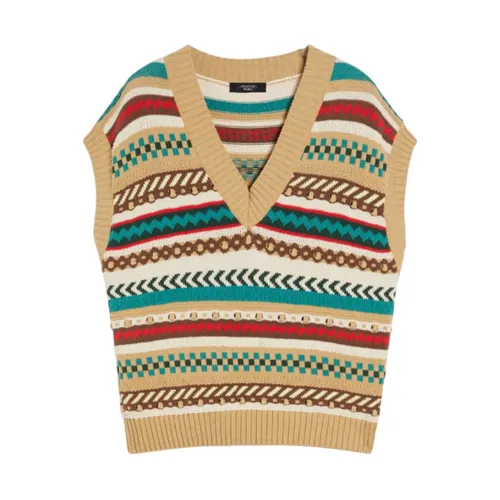 Knitwear > V-neck Knitwear - - Weekend Max Mara - Modalova