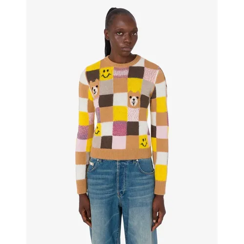 Knitwear > Round-neck Knitwear - - Moschino - Modalova