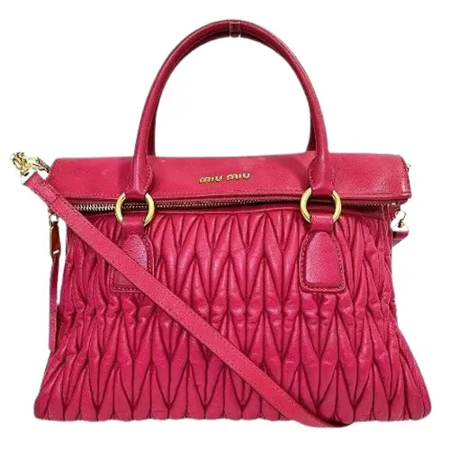 Pre-owned > Pre-owned Bags > Pre-owned Handbags - - Miu Miu Pre-owned - Modalova