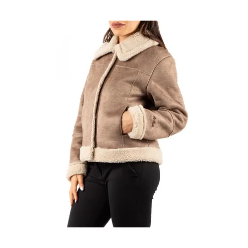 Jackets > Faux Fur & Shearling Jackets - - Saint Barth - Modalova