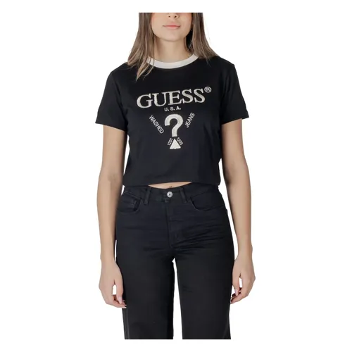 Guess - Tops > T-Shirts - Black - Guess - Modalova