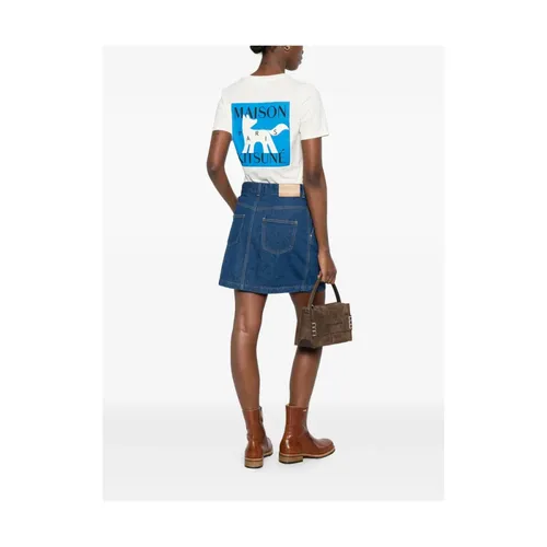 Skirts > Denim Skirts - - Maison Kitsuné - Modalova