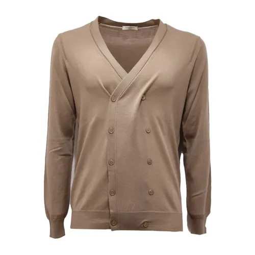 Knitwear > V-neck Knitwear - - Paolo Pecora - Modalova