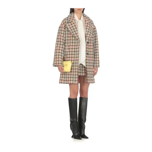 Coats > Single-Breasted Coats - - Msgm - Modalova