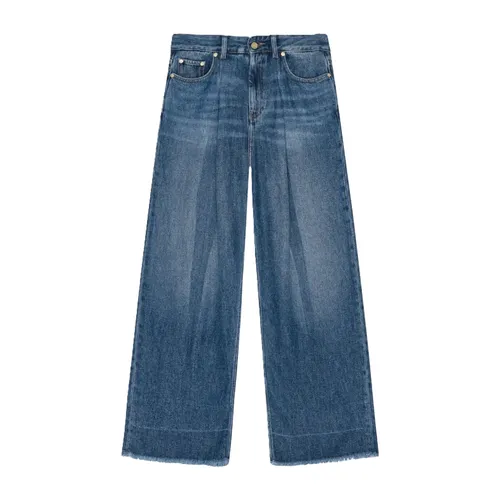 Ganni - Jeans > Wide Jeans - Blue - Ganni - Modalova