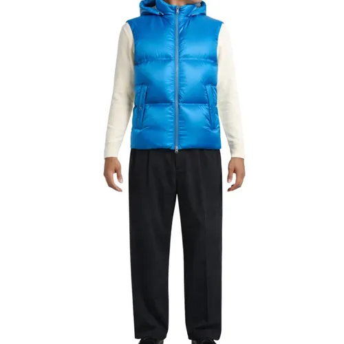 Herno - Jackets > Vests - Blue - Herno - Modalova