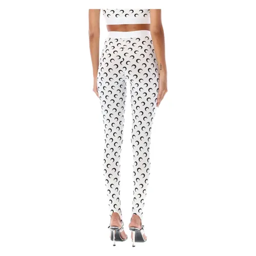 Trousers > Leggings - - Marine Serre - Modalova