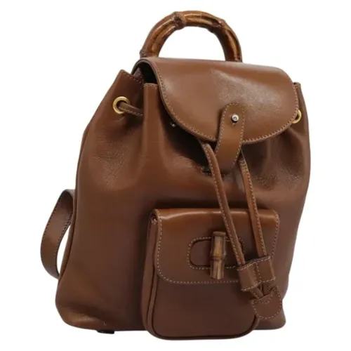 Pre-owned > Pre-owned Bags > Pre-owned Backpacks - - Gucci Vintage - Modalova