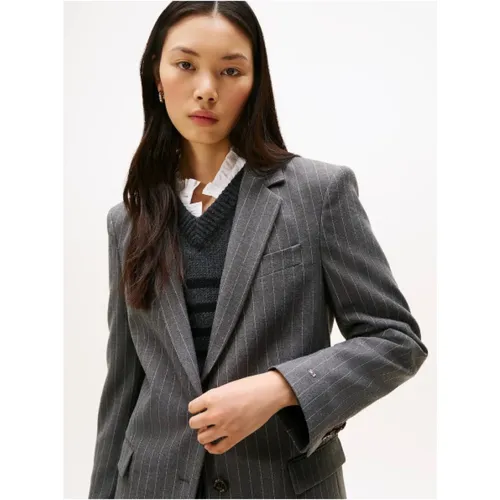Jackets > Blazers - - Tommy Hilfiger - Modalova