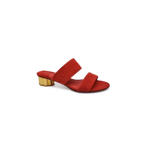 Shoes > Heels > Heeled Mules - - Ferragamo - Modalova