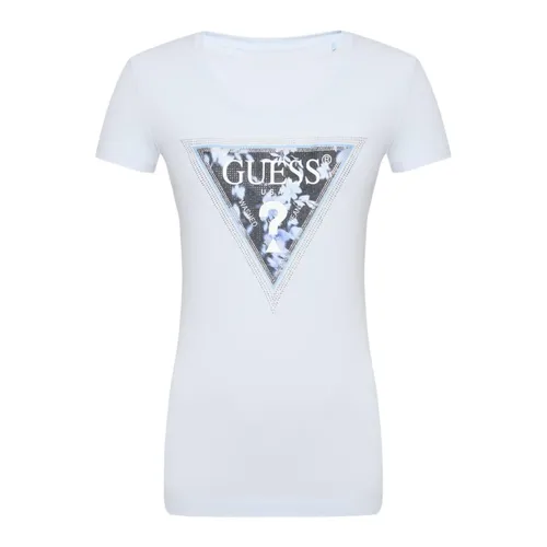 Guess - Tops > T-Shirts - Blue - Guess - Modalova