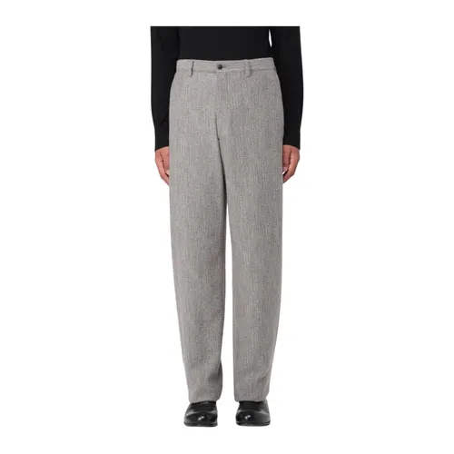 Trousers > Straight Trousers - - Giorgio Armani - Modalova